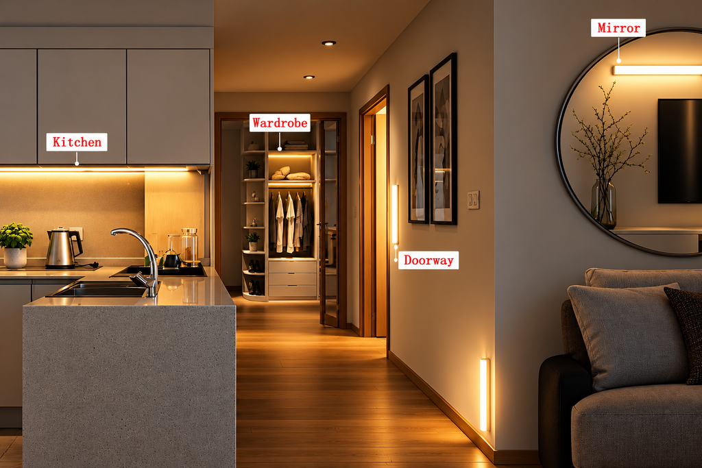 Rechargeable LED Motion Sensor Light – Wireless & Magnetic